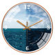 Looking north to the sea, fashionable internet celebrity clock bedroom mute