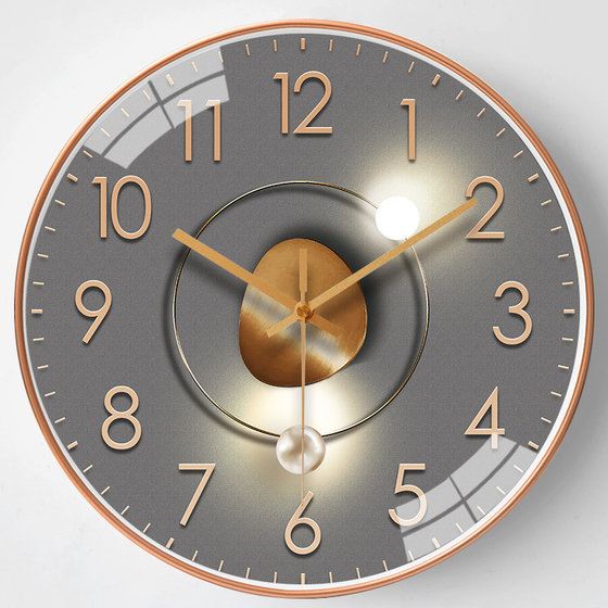 Modern minimalist living room art internet celebrity silent clock