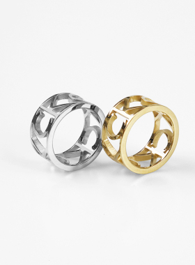 字母情侣戒指CalvinKlein