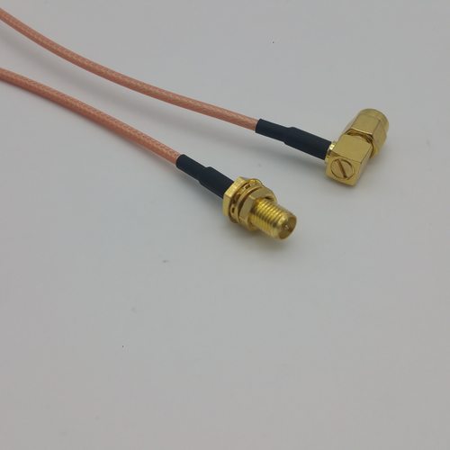 高频连接线SMA弯公转SMA母SMA-JW-SMA-KY线RG316镀银 - 图2