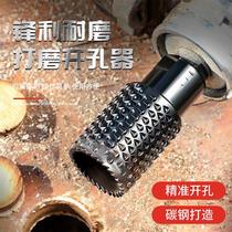 Woodworking open pore polished drill wood door Wooden Door Mount Lock Tabletop Open Pore Machine M Special Thever Five Gold Tools Big