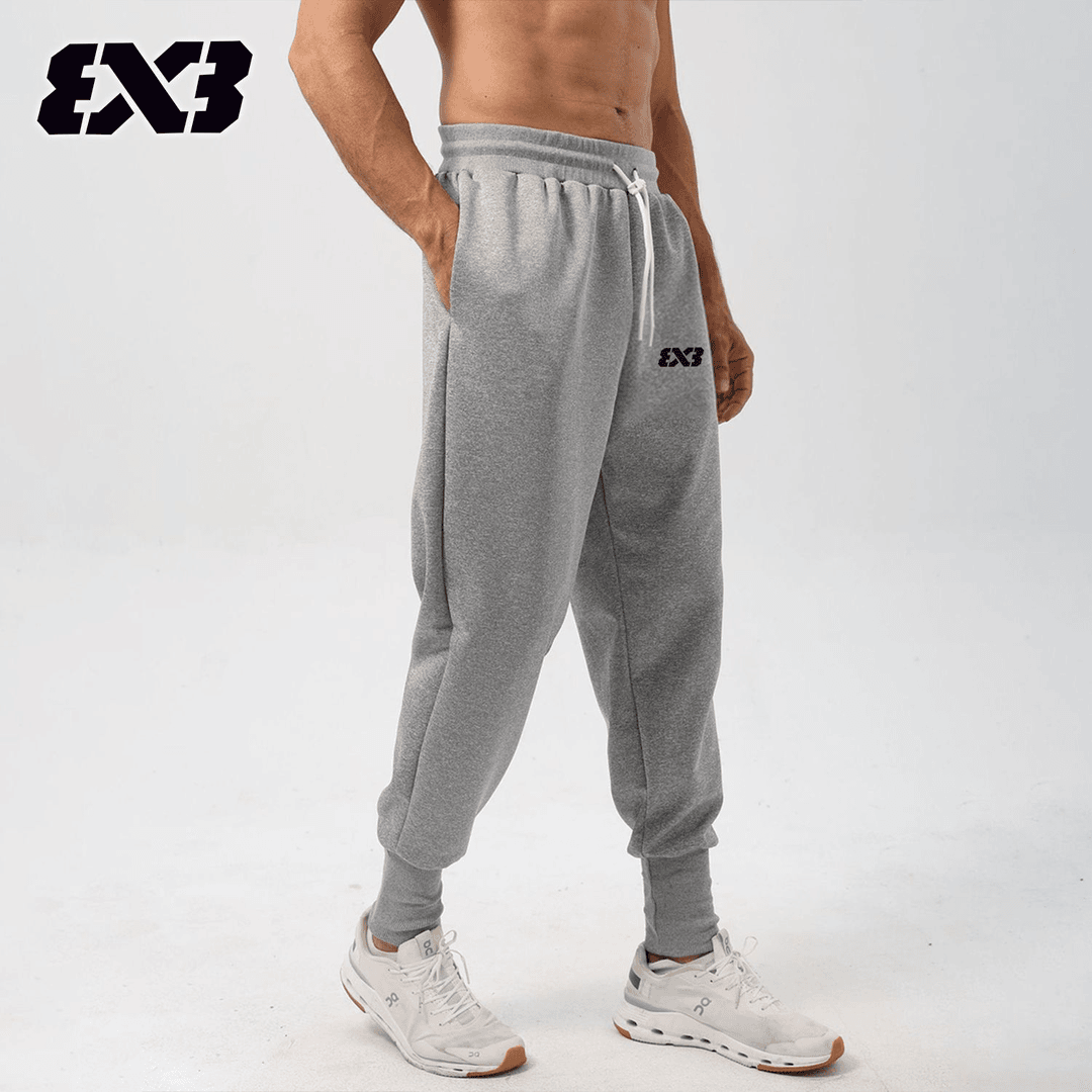 2024新款篮球3V3黑色健身运动长裤男秋季跑步宽松束脚扎袜卫裤,淘宝优惠券,粉丝福利购,淘宝优惠卷