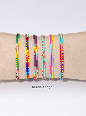 beadstango原创小众双层手链