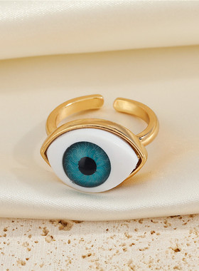 1Pcs Vintage Evil Eye Finger Ring For Women Gift Jewelry