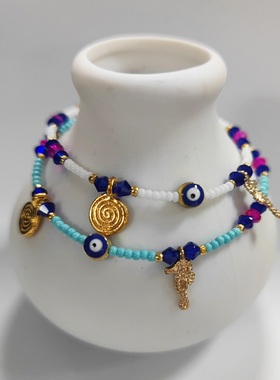 Classic Turkish Blue Eye Bracelet for Women Fashion