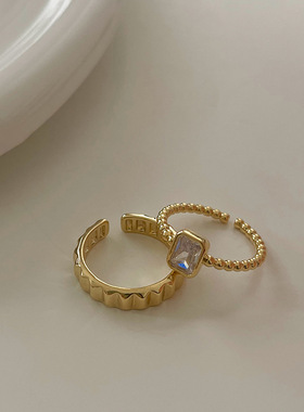 New Small Couple Ring Sterling Silver Popular Fashion