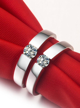 Original 100% 925 Silver Rings for Men 1 Carat Lab Diamond