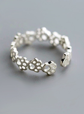 2023 Fashion Trend Jewelry Rings Silver Plated Rings Kitten