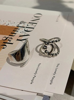 2023 925 Sterling Silver Smooth Rings for Women New Fashion