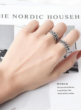 2024 Fashion Trend Jewelry Rings Fade Metal Stainless Steel