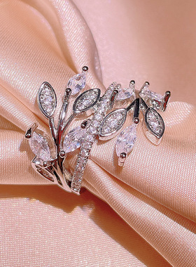 925 Silver Handmade Eternity Promise Crystal Ring AAA Cz