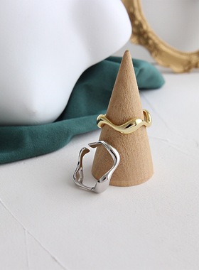 2024 Hot  Sterling Silver Open Ring for Women INS Minimalist