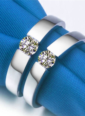 Choucong Solitaire Lovers Promise Ring 925 sterling Silver