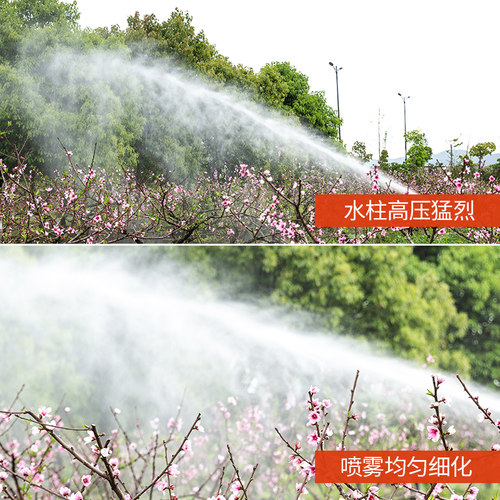 宗申免黄油汽油机高压大功率打药机喷雾器农用果树担架三缸喷药机 - 图2