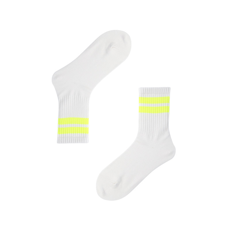 tabio早春新品子女荧光色精梳棉袜 Tabio短袜/打底袜/丝袜/美腿袜