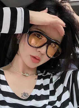 大脸显瘦夜视墨镜女防紫外线韩版