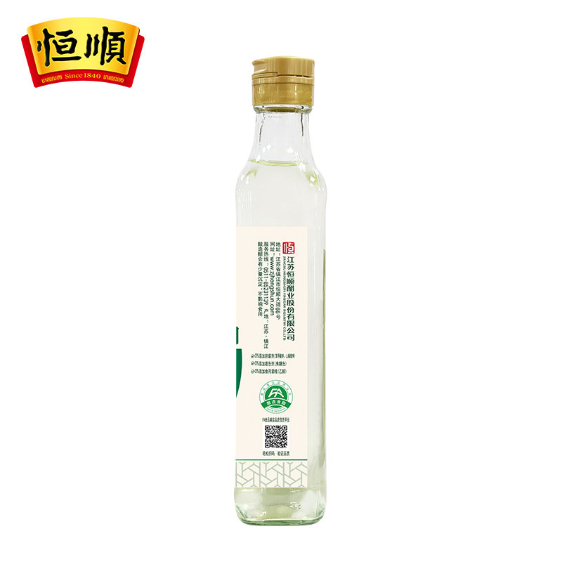 恒顺金优零添加白米醋500ml/瓶酿造白醋蘸料醋炒菜凉面调料凉拌-图2