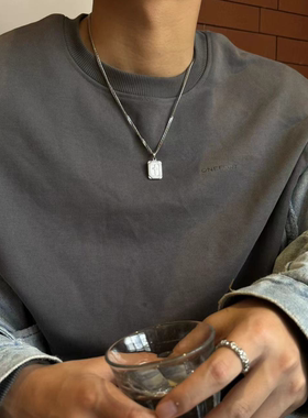 ONEPART八月新品十字喜平项链