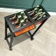 Floor standing table tennis racket badminton racket storage rack