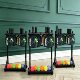 Tennis racket pickleball racket black storage display rack
