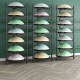 Mr. Tie's wave speed ball storage rack is multi-layered and foldable