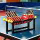 Table tennis racket table storage display rack