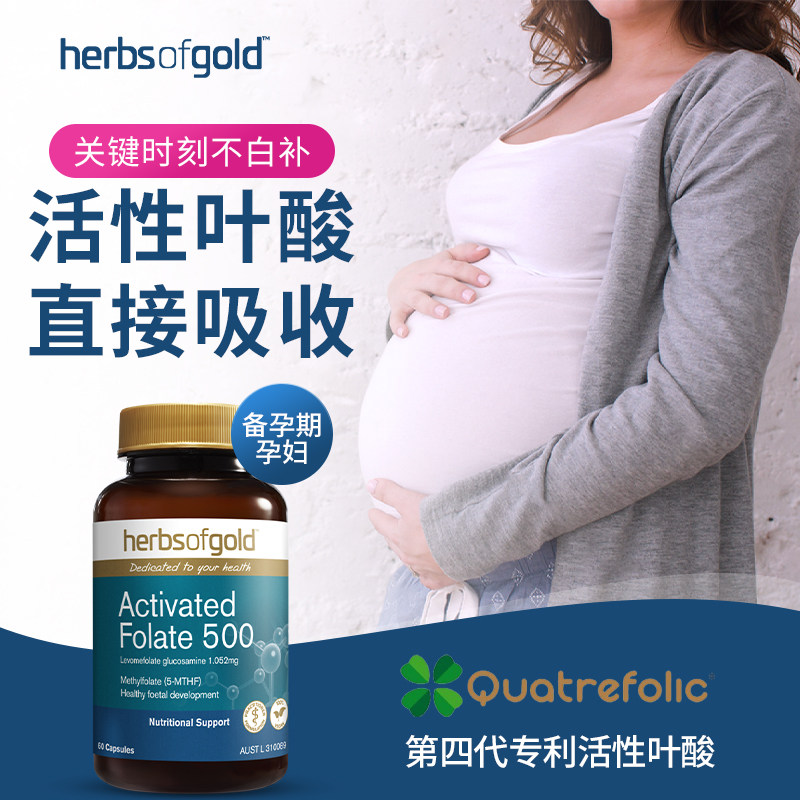 活性备孕维生素b9和丽康澳洲营养素 时珍里海外叶酸