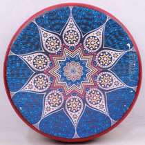 Xinjiang Uyghur folk musical instruments Painted Hand Drum Dance Performances of Xinjiang Restaurant Decorative Drum Xinjiang Handdrum