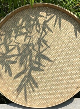 选尺寸簸箕入口创意竹编舞蹈可婚庆多精选家居装饰艺术画高品质