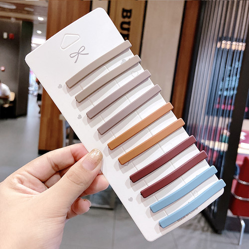 发夹女夏季侧边发卡后脑勺夹子头饰一字夹碎发刘海夹夏天边夹卡子 - 图1