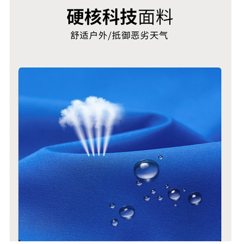 工作服定制印字logo加绒冲锋衣员工装秋冬外套汽修建材广告快递服 - 图3