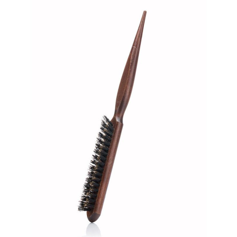 Professional Salon Teasing Back Hair Brushes Boar Bristle Wo - 图2