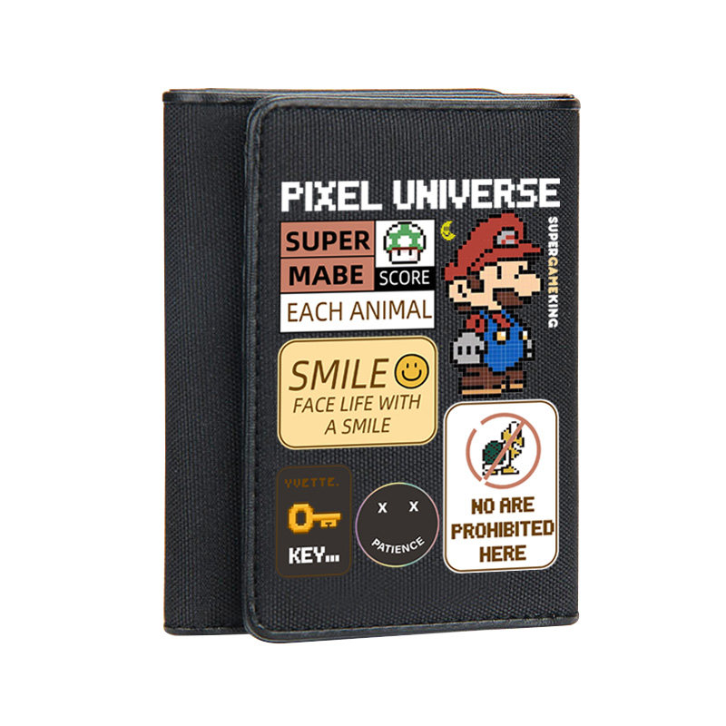 超级玛丽马里奥联名日系潮牌钱包 梵迪欧钱包