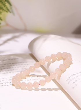 美域手串圆珠单圈和田玉天然