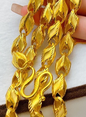 精品男士项链同款瓜子麦子链霸气