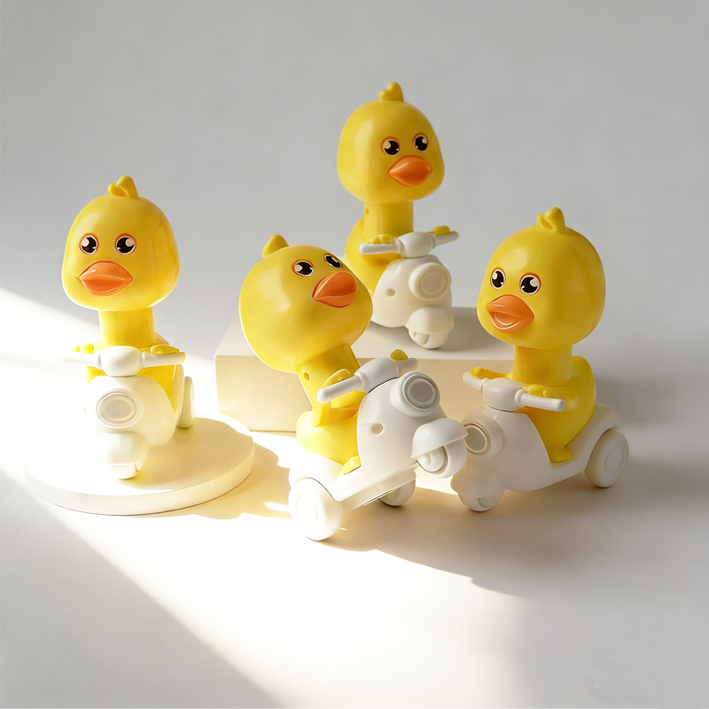 按压回力小黄鸭儿童玩具车男孩1-2-3岁宝宝小孩惯性小汽车摩托车,淘宝优惠券,粉丝福利购,淘宝优惠卷