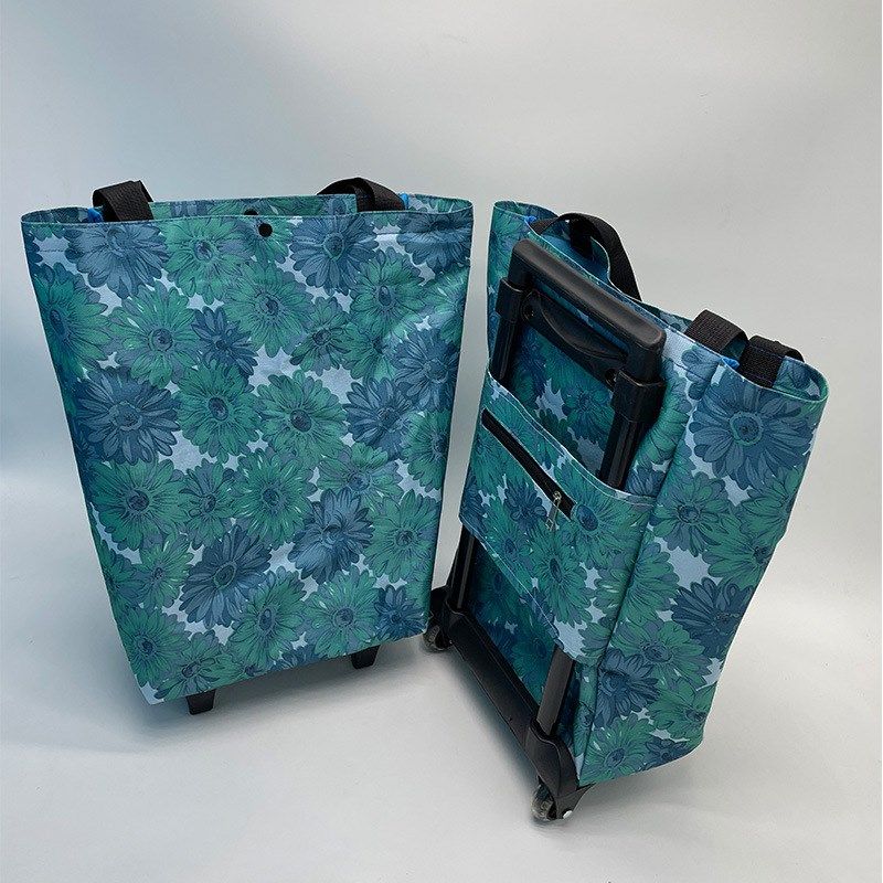 牛津布拖轮包折叠买菜小拖车购物车家用拿快递小拉车拉杆轮子包,淘宝优惠券,粉丝福利购,淘宝优惠卷