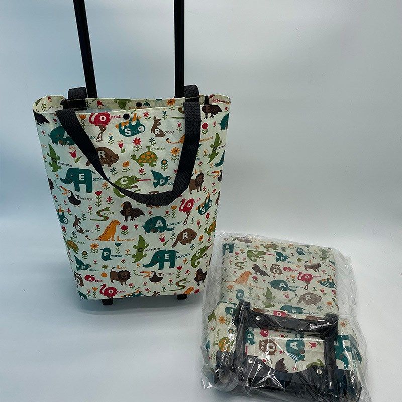 牛津布拖轮包折叠买菜小拖车购物车家用拿快递小拉车拉杆轮子包,淘宝优惠券,粉丝福利购,淘宝优惠卷