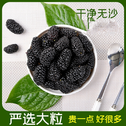新疆黑桑葚干泡茶水喝即食 - 图0