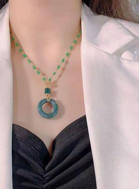 2024新爆款平安扣项链小鹅优选好物女款吊坠送女友生日礼物护身符