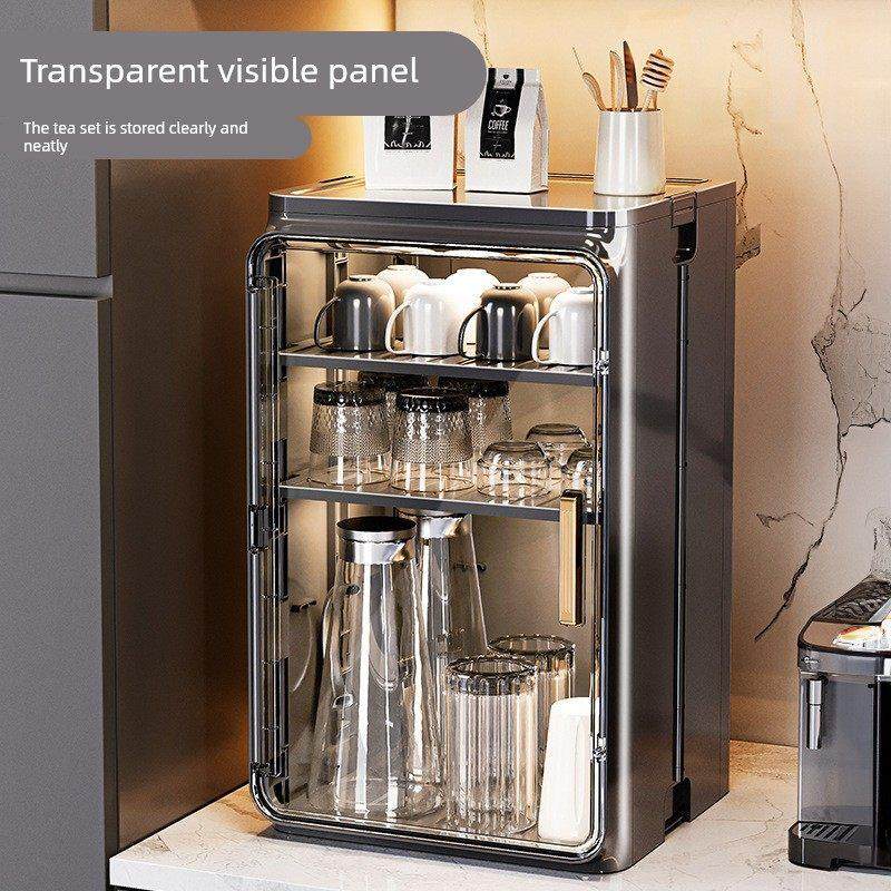 日本MUJIE防尘杯架置物架杯子水杯茶杯架子茶具咖啡马克杯收纳盒,淘宝优惠券,粉丝福利购,淘宝优惠卷