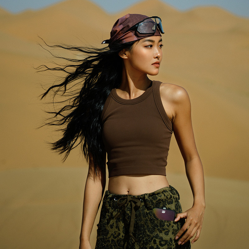 菲卡沫莉RIB经典款固定杯一体运动女外穿健身瑜伽上衣工字背心,淘宝优惠券,粉丝福利购,淘宝优惠卷