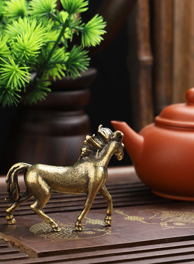马摆件黄铜马到成功招财生肖骏马