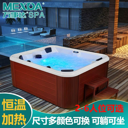 Наружная постоянная температура MasterCard Массаж для серфинга в ванне.