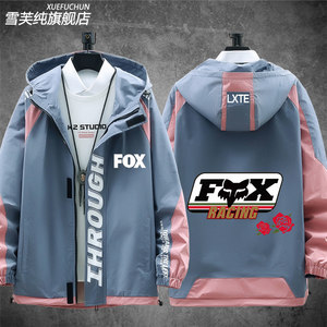 FOX racing越野摩托车山地自行车骑行服衣服连帽夹克男女休闲外套