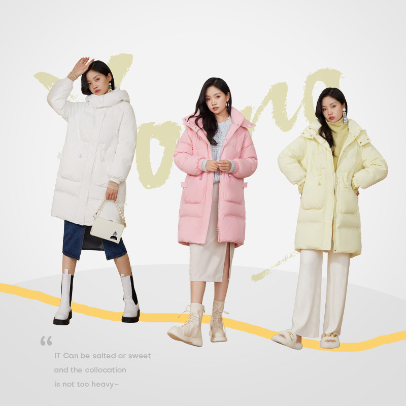 plus rapide冬季新女装时尚羽绒服 PLUSRAPIDE羽绒服