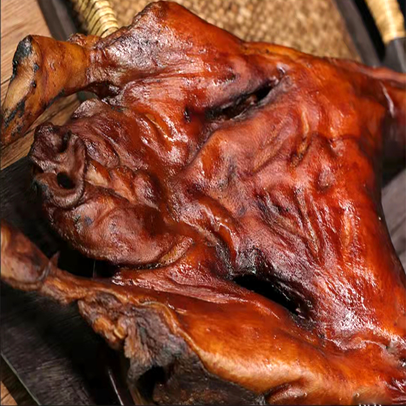 腊猪脸肉猪拱嘴 农家自制湖南四川特产烟熏腊猪头皮猪耳朵猪嘴 - 图0