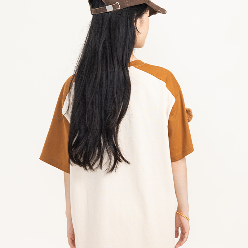 环球影业小黄人2024夏季新款男女复古拼接TIM熊玩偶短袖半袖T恤,淘宝优惠券,粉丝福利购,淘宝优惠卷