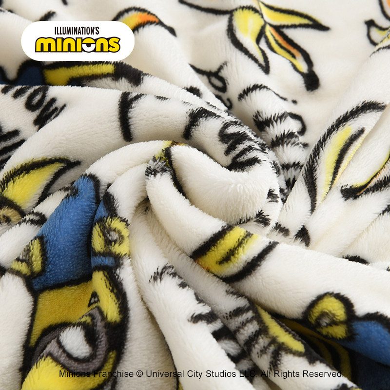 环球影业小黄人大眼萌印象满满法兰绒毯空调毯沙发毯午睡毯毛毯,淘宝优惠券,粉丝福利购,淘宝优惠卷