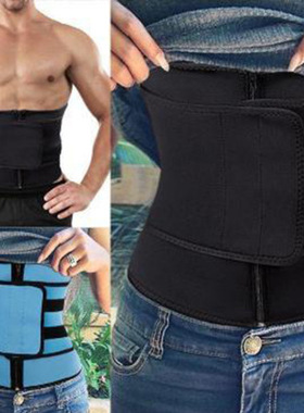 Men Women Tummy Waist Traine Cincher Sweat Belt Trainer Belt